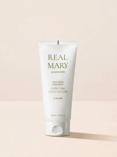 Rated Green Real Mary Purifying Scalp Scaler 200 Ml – Scalp Scaler, Purifying, For Oily Scalp, Rosemary, Rosemary, Suitable For Weekly Hair Treatment