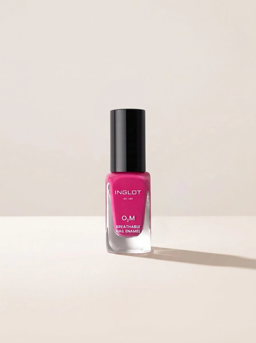 INGLOT O2M BREATHABLE NAIL ENAMEL 612 - 鮮豔的粉紅色 - 查看 1