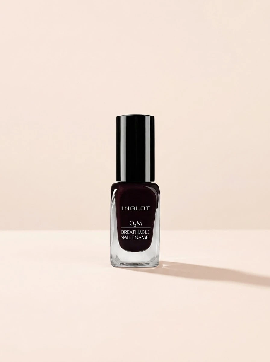Inglot O2M Breathable Nail Polish 691 11 ml - Borgoña oscuro - Ver 1