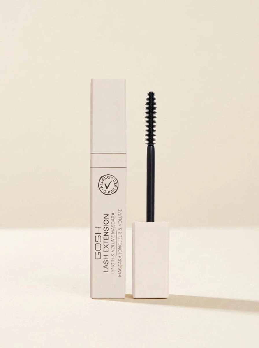 GOSH Lash Extension Mascara Extreme Black 7 Ml – Mascara, Lengthening, For Sensitive Eyes, Extreme Black, Suitable For Daily Office Wear - Extreme Black - View 1