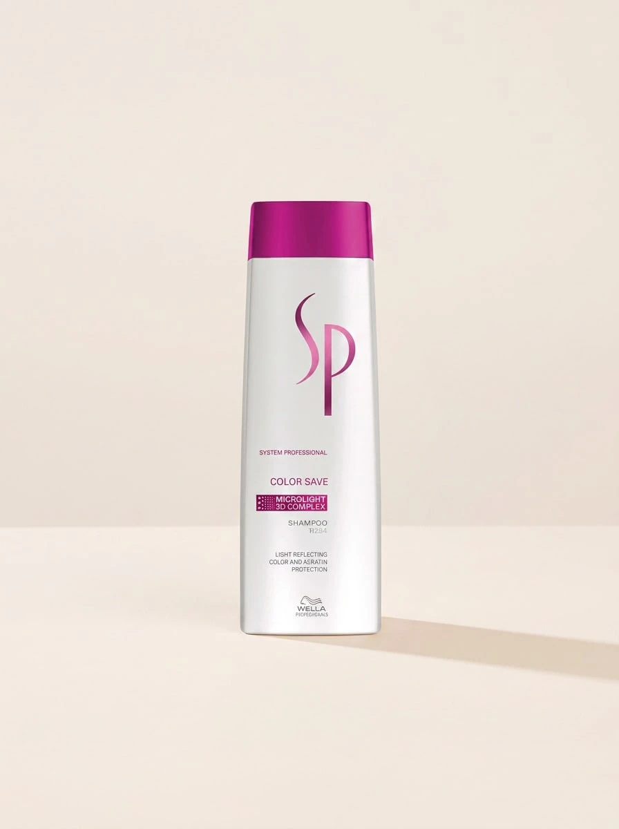 Wella SP Color Save Shampoo - 250 Ml – Shampoo, Color Protection, For Color-Treated Hair, Microlight 3D Complex, Suitable For Daily Hair Care Routine - Clear - View 1
