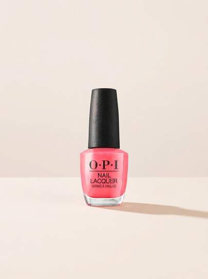 OPI Nail Lacquer ElePhantastic Pink 15 ml – Nail Polish, Long-Lasting, For Women, Bright Pink, Suitable For Professional Manicure