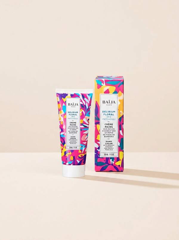 Baija Hand Cream Delirium Floral 30 ml – Hand Cream, Moisturizing, For Women, Iris, Avocado Oil, Suitable For Daily Use
