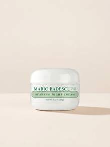Mario Badescu Seaweed Night Cream 28 G – Oil-Free Hydration, Collagen And Elastin Infused, Deep Moisture For Combination And Oily Skin, Smoothing And Rejuvenating Formula, Daily Bedtime Use - Clear - View 1