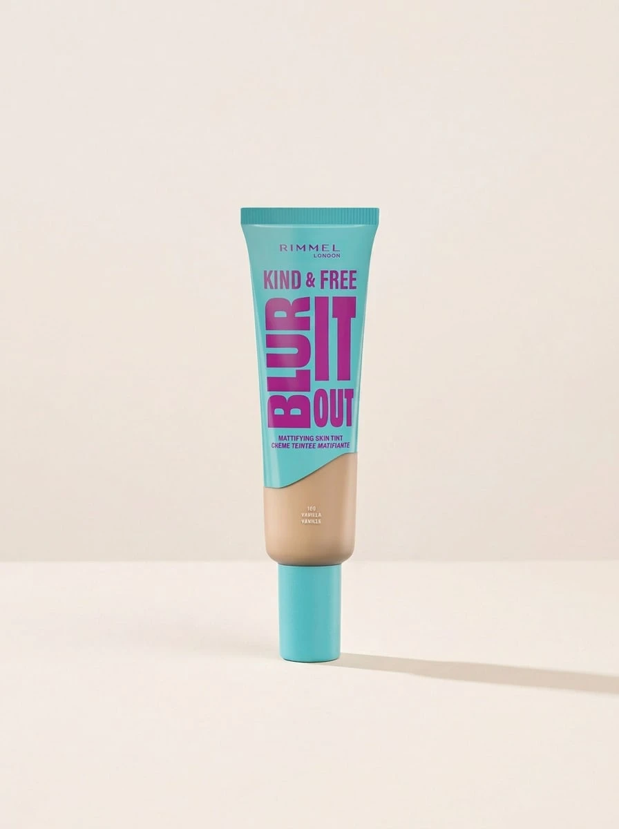 Rimmel Kind & Free Blur It Out Mattifying Skin Tint 160 Vanilla 10 Ml – Skin Tint, Mattifying, For Oily Skin, Vanilla, Suitable For Daily Makeup Routine - 160 Vanilla - 查看 1