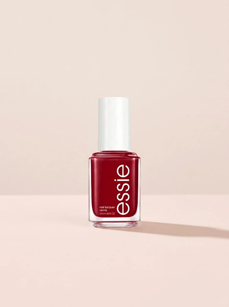 Essie Nail Polish 427 Maki Me Hyppy 13.5 Ml – Nail Polish, Glossy Finish, For Women, Berry Red, Suitable For Daily Manicure - 真希美 - 查看 1