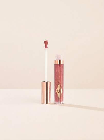 Charlotte Tilbury Collagen Lip Bath Gloss Pillow Talk Medium 7.9 ml – Lip Gloss, Plumping, For Women, Peppermint, Pillow Talk Medium, Collagen, Suitable For Daily Makeup Routine