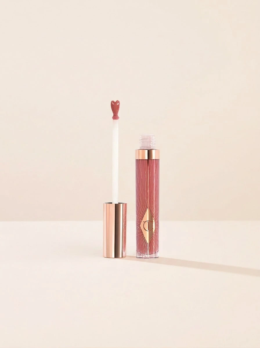 Charlotte Tilbury Collagen Lip Bath Gloss Pillow Talk Medium 7.9 Ml – Lip Gloss, Plumping, For Women, Peppermint, Pillow Talk Medium, Collagen, Suitable For Daily Makeup Routine - Pillow Talk Medium - View 1