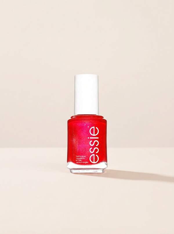 Essie Nail Polish 635 Let's Party 13.5 Ml – Nail Polish, Long-Lasting, For Women, Shimmery Pink, Suitable For Home Manicure