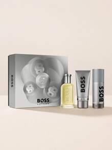 Hugo Boss Bottled Eau De Toilette 100 Ml Gift Set – Cologne Gift Set, Long-Lasting Fragrance, For Men, Woody, Silver, Suitable For Daily Wear - EDT - View 1