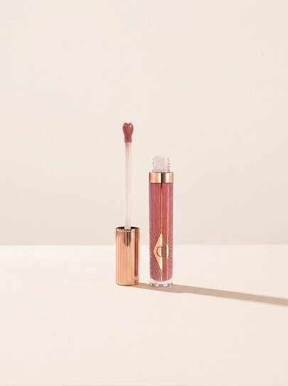 Charlotte Tilbury Collagen Lip Bath Pillow Talk Medium 7.9 Ml – Lip Gloss, Plumping, For Women, Pillow Talk Medium, Collagen, Suitable For Daily Makeup