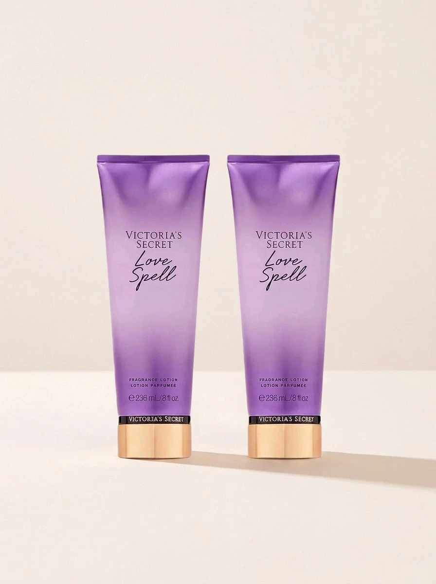 Victoria's Secret [مجموعة] لوشن الجسم سحر الحب 236 مل + لوشن الجسم 236 مل - Love Spell - مشاهدة 1
