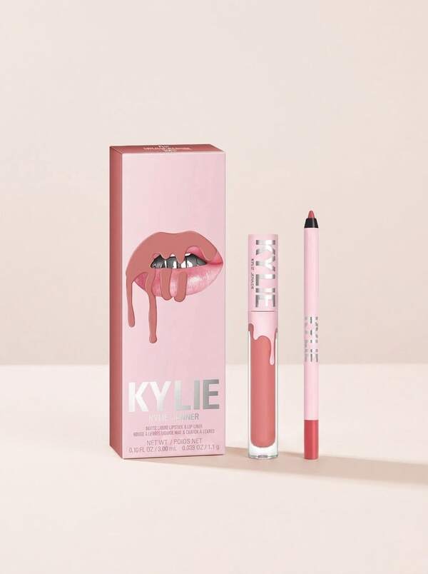 Kylie Cosmetics Matte Lip Kit 704 Sweater Weather – Lip Kit, Matte Finish, For Women, Sweater Weather, Suitable For Daily Makeup