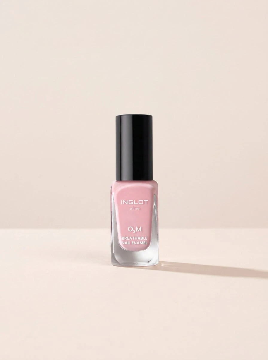Inglot O2M Breathable Nail Enamel 481 11 Ml – Nail Polish, Breathable, For Women, Soft Pink, Suitable For Daily Wear - 481 Light Pink - View 1