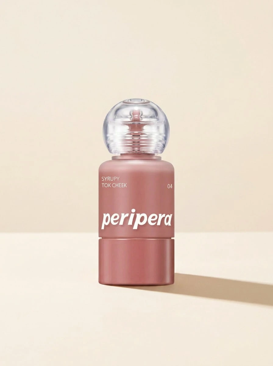 Peripera Syrupy Tok Cheek Liquid Blush 04 Sunshine Fig 9 G – Liquid Blush, Dewy Finish, For Women, Sunshine Fig, Suitable For Daily Makeup Routine - 04 Sunshine Fig - View 1