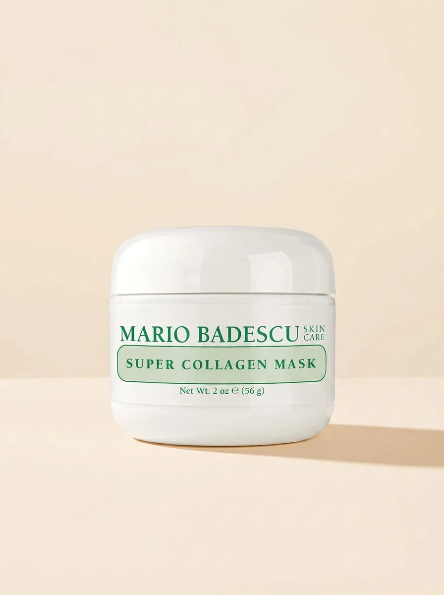 Mario Badescu Super Collagen Mask 56 G – Firming And Tightening Facial Treatment, Kaolin Clay Formula, Smoothing Effect For Mature Skin, Deep Hydration For Dry Complexion, Weekly Skincare Routine, Professional Quality For Home Spa - White - View 1