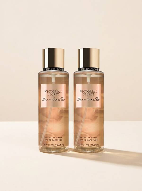 Victoria's Secret [Bundle] Bare Vanilla Body Mist 250 Ml X 2
