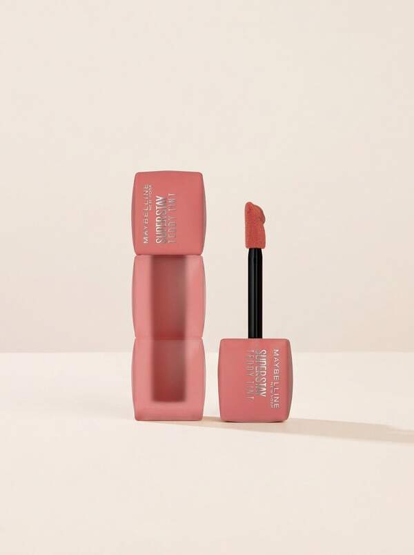 Maybelline Super Stay Teddy Tint 15 Skinny Dip 5 Ml – Lip Tint, Long-Lasting, For Women, Nude Pink, Suitable For Daily Wear