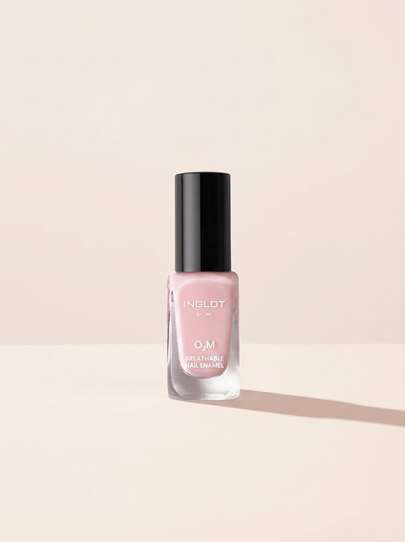 Inglot O2M Breathable Nail Enamel 480 11 Ml – Nail Polish, Breathable, For Women, Soft Pink, Oxygen Permeable Polymer, Suitable For Office Wear