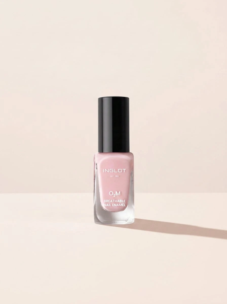 Inglot O2M Breathable Nail Enamel 480 11 Ml – Nail Polish, Breathable, For Women, Soft Pink, Oxygen Permeable Polymer, Suitable For Office Wear - Soft Pink - View 1