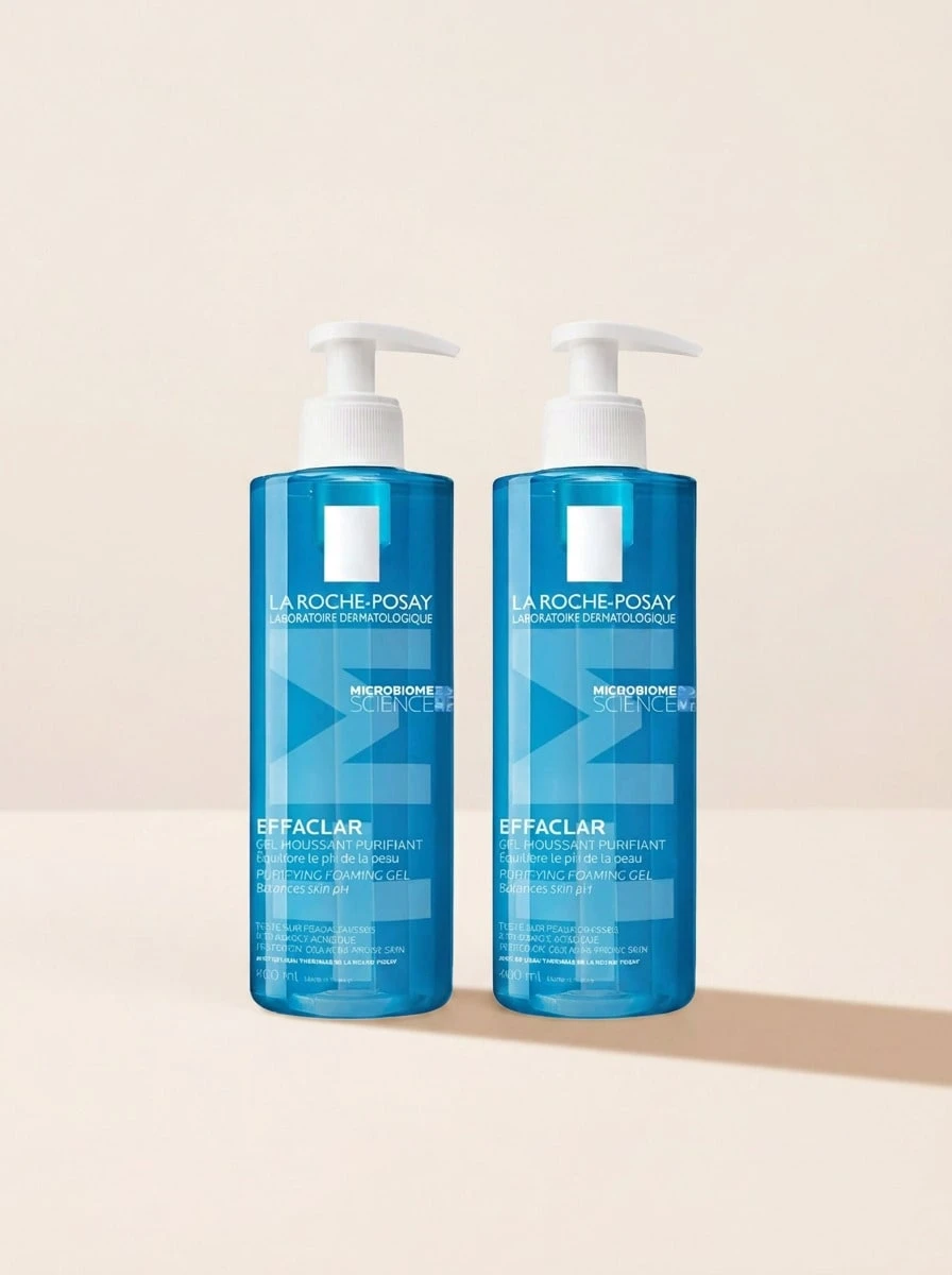 La Roche-Posay جل رغوي منقي إيفاكلار 400 مل * 2 - إيفاكلار - مشاهدة 1