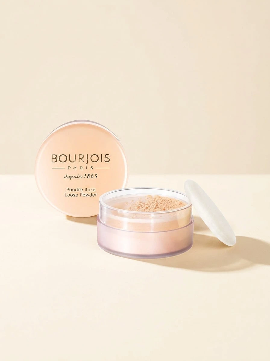 Bourjois Loose Powder 02 Rosy 32 G – Loose Powder, Matte Finish, For Women, 02 Rosy, Suitable For Daily Makeup Routine - 02 Rosy - View 1