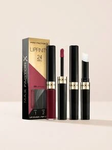 Max Factor Lipfinity Liquid Lipstick 335 Just In Love Duo Set – Liquid Lipstick, 24-Hour Long Wear, For Women, Berry, Suitable For Daily Office Wear - 335 Just In Love - View 1