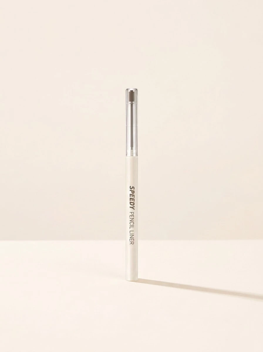 Peripera Speedy Pencil Liner 004 Soft Ash 0.14 G – Eyeliner, Waterproof, For Women, Soft Ash, Suitable For Daily Makeup Routine - 004 SOFT ASH - View 1