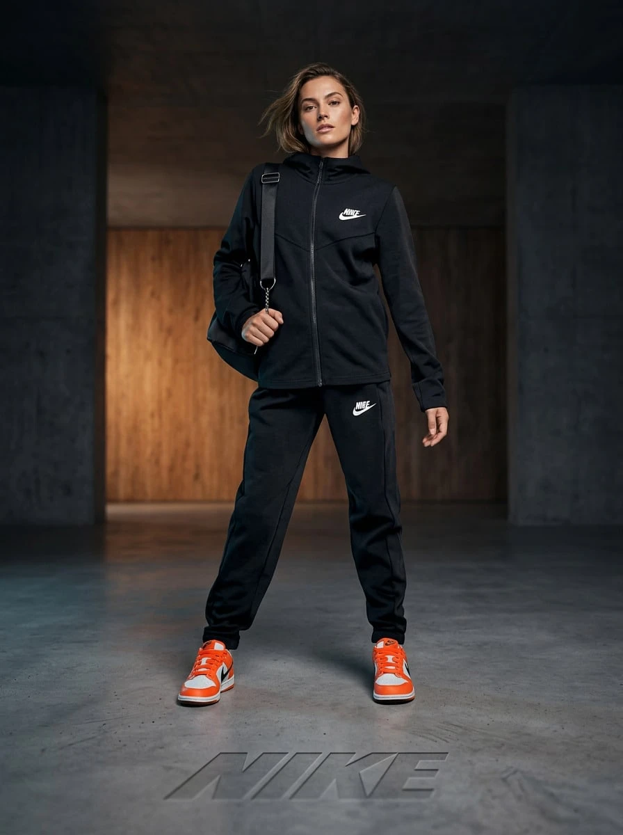Nike Women Set Lightweight Comfortable Soft Daily Gym Black FD3067-010 - black - View 1