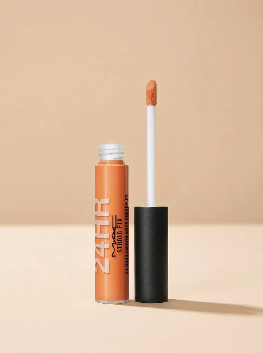 Mac Studio Fix 24-Hour Smooth Wear Concealer NW45 7 ml – Concealer, 24-Hour Longwear, For Deep Skin Tones, NW45, Suitable For Daily Makeup Routine - NW45 - Ver 1