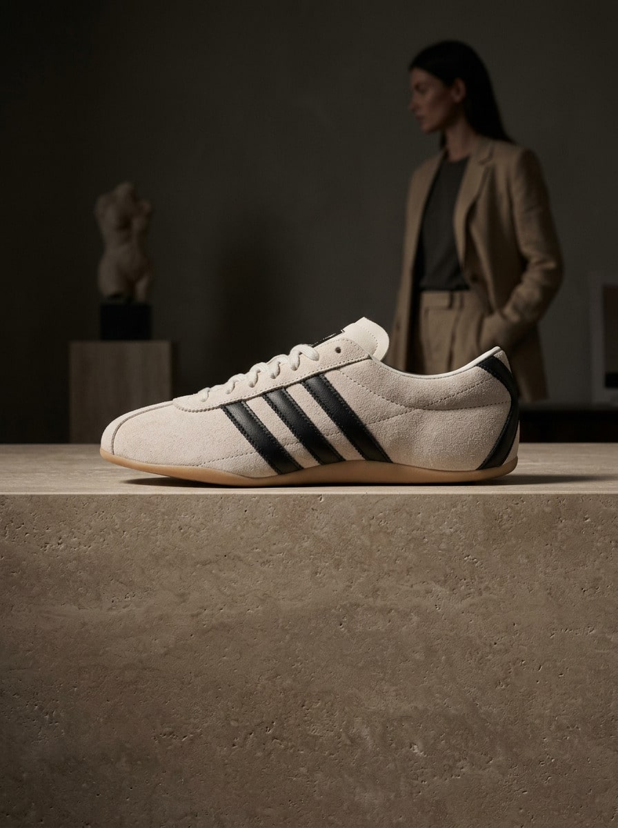 Adidas 女款運動鞋 皮革輕量透氣緩震 日常休閒 黑色 JI0182 - 白色 - 查看 1