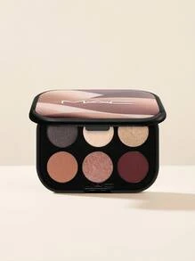MAC Connect In Colour Eye Shadow Palette Nude Board 6.25 g – Eyeshadow Palette, Highly Pigmented, For Women, Nude, Suitable For Daily Wear - Neutrales con matices - Ver 1