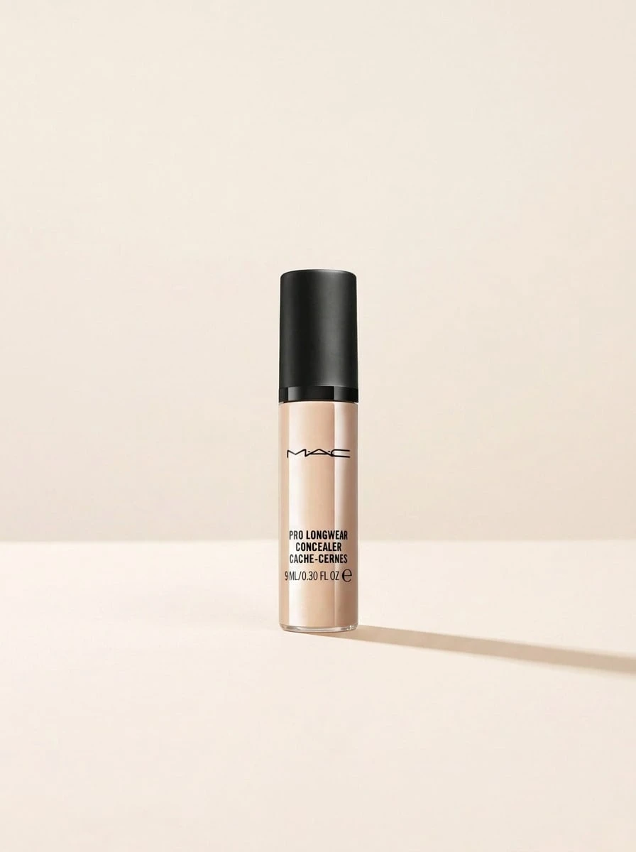 MAC Pro Longwear Concealer NC20 9 Ml – Full Coverage Matte Finish, Transfer-Resistant For Dark Circles And Blemishes, Long-Lasting Formula For All-Day Wear, Ideal For Professional Makeup Looks And Daily Use, Light Beige Tone - NC20 - View 1