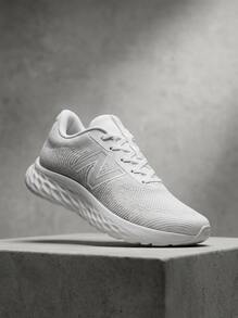 New Balance 女款運動鞋 透氣網布 緩震舒適 日常跑步 白色 GP520WW8 - 白色 - 查看 1