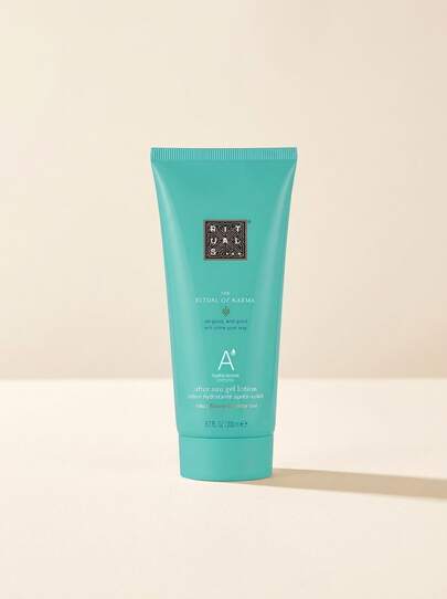 Rituals The Ritual Of Karma After Sun Gel Lotion 200 ml – After Sun Lotion, Cooling, For Sun-Exposed Skin, White Tea, Hydra-Boost Complex, Suitable For Post-Sun Exposure