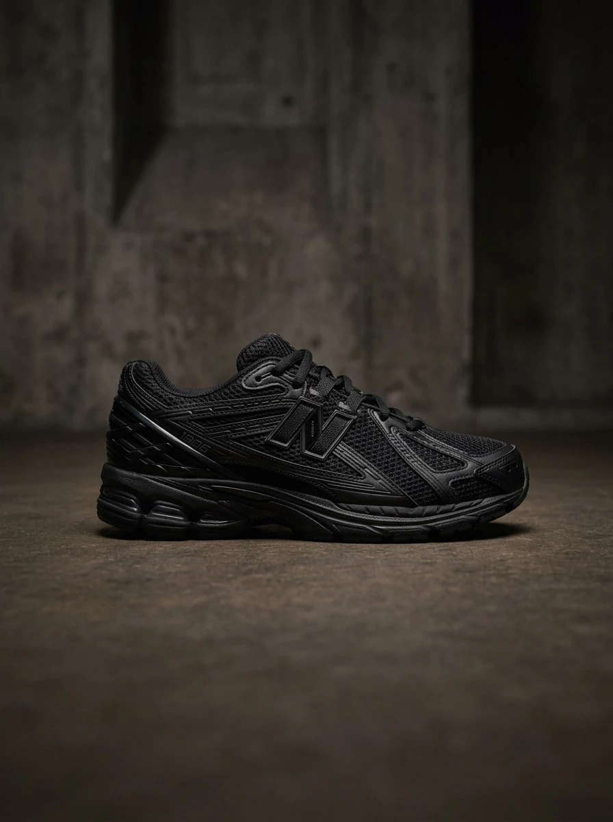 New Balance Hi Og 男款運動鞋,輕量透氣緩震,日常休閒,黑色 U740BO2 - 黑灰 - 查看 1