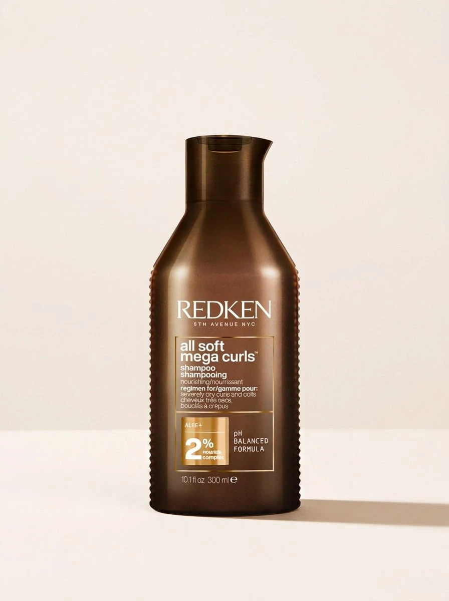 Redken All Soft Mega Curls Shampoo 300 Ml – Shampoo, Hydrating, For Severely Dry Curls, Aloe Vera, Suitable For Daily Hair Care Routine - Clear - View 1