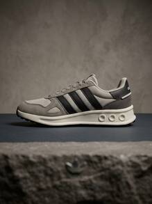 Adidas Hi Og 男款運動鞋，輕量透氣緩震，日常休閒黑色 JI4869 - 灰色/黑色 - 查看 1