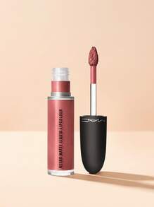Mac Retro Matte Liquid Lip Colur / Metallics Gemz & Roses 5ml – Liquid Lipstick, Long-Lasting, For Women, Gemz & Roses, Suitable For Evening Glam - Gemz & Roses - View 1