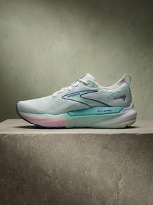 Brooks Hi Td 女款運動鞋，輕量透氣，百搭日常跑步鞋，白色 1204351D110 - 白色/淺薄荷綠/淡粉紅色 - 查看 1