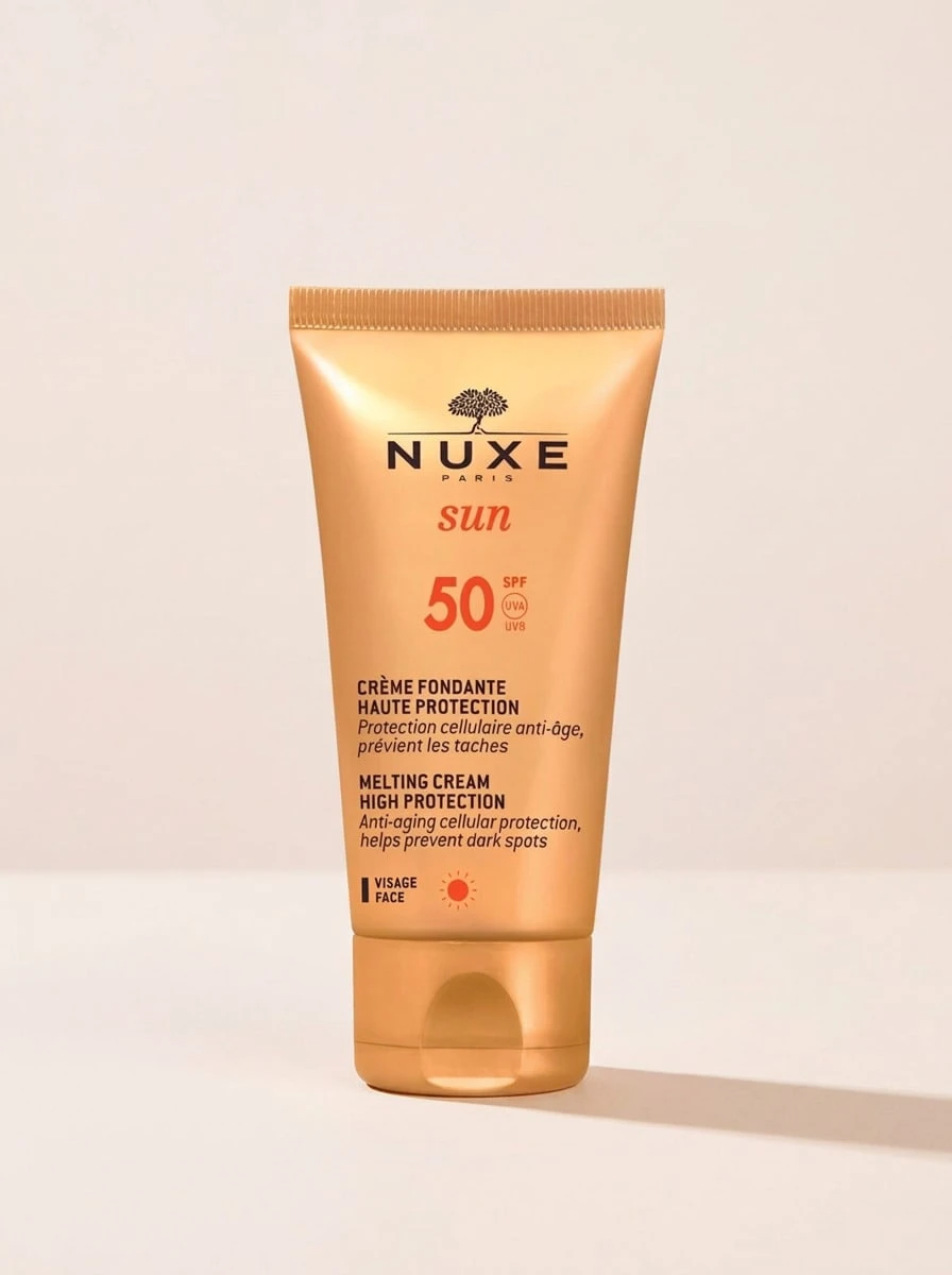 Nuxe Sun Melting Cream SPF50 50 Ml – High Protection UVA/UVB Shield, Anti-Aging Cellular Defense, Dark Spot Prevention, Smooth Melting Texture, Ideal For Daily Facial Routine, Outdoor Sun Exposure, Suitable For All Skin Types - Clear - View 1