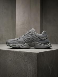 New Balance 男女通用运动鞋，缓震透气，轻便舒适，弹性好，适合运动、户外跑步、日常穿着，灰色，U9060ZGB - 灰色 - 查看 1