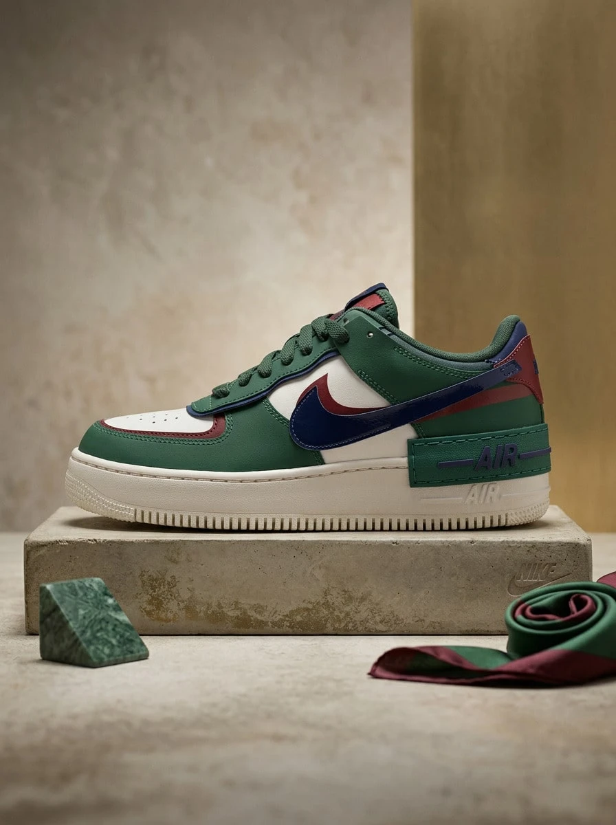 Nike Hi OG 女款運動鞋 輕量透氣 緩震 日常休閒 綠色 DZ1847-300 - 綠色 - 查看 1