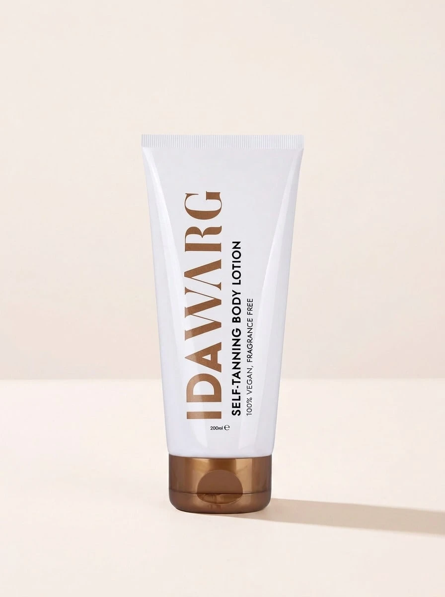 IDA WARG Self-Tanning Body Lotion 200 Ml – Fragrance-Free For Sensitive Skin, Gradual Sunless Glow, Streak-Free Bronzing, Hydrating Formula For Daily Body Care, Sunkissed Finish, Smooth Application For Fair To Medium Tones - Multicolor - View 1