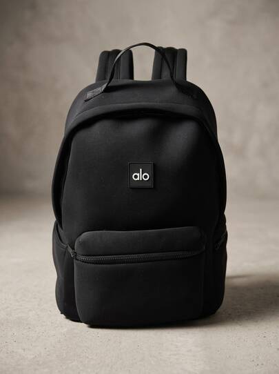 Alo Yoga Alo Unisex Bag Lightweight Breathable Versatile Daily Gym Black A0481u-Black/Silver
