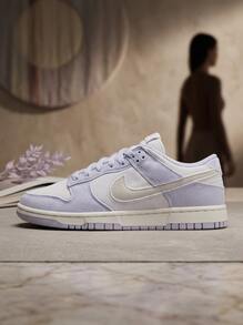 Nike Dunk Low 女款運動鞋 舒適百搭耐穿 訓練運動鞋 黑色 HF1985-001 - 紫色和白色 - 查看 1