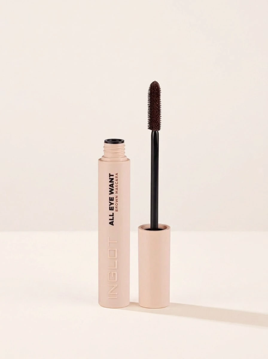 Inglot All Eye Want Brown Mascara 8.5 Ml – Mascara, Volumizing, For Women, Brown, Suitable For Daily Makeup Routine - Brown - View 1