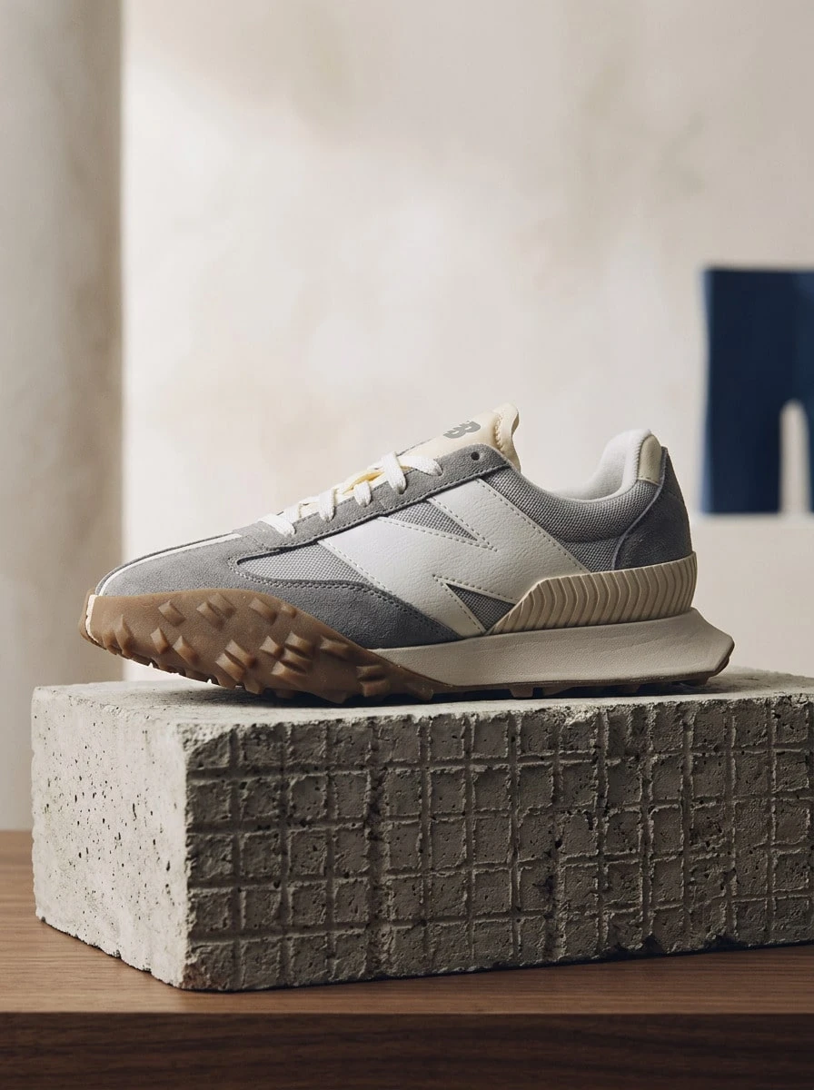 New Balance Hi Og 男款運動鞋 輕量透氣 緩震 日常休閒 灰色 UXC72RF - 灰白膠 - 查看 1