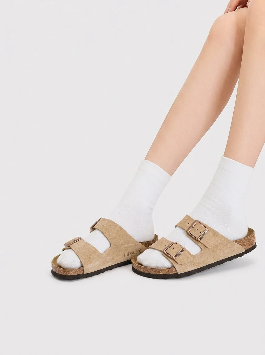 Birkenstock ARIZONA Women's Lightweight Adjustable Comfortable Pool Walking Daily 1026174 - DarkRust - View 1