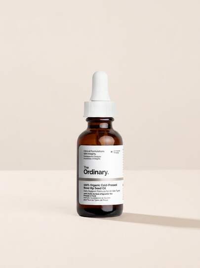 The Ordinary 100% Organic Cold-Pressed Rose Hip Seed Oil 30 ml – Facial Oil, Hydrating, For All Skin Types, Rose Hip Seed Oil, Suitable For Nightly Skincare Routine